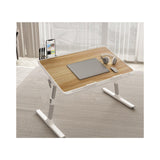Foldable Lap Desk, Adjustable Angle & Height Portable Bed Laptop Tray Table