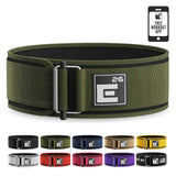 Self-Locking Weight Lifting Belt - Premium Weightlifting Belt for Serious Functional Fitness, Weight Lifting, and Olympic Lifting Athletes - Lifting Belt for Men and Women (Large, Green)