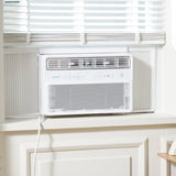 Keystone 18,000 BTU 230V Window Mounted Inverter Air Conditioner with Quiet, High Efficiency Operation and Remote, Window AC Unit for Apartment, Living Room, Bedroom, Large Rooms up to 1000-Sq. Ft.