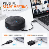 BAIILA Conference Speaker and Microphone | 10 Wireless Mics | 360° Pickup