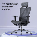 SIHOO M57 Ergonomic Office Chair, Mesh Back Desk Chair with 3D Armrests