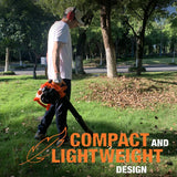 PROYAMA Gas Powered Leaf Blower, 3-in-1 26cc 2-Cycle Handheld Leaf Blower & Leaf Vacuum Mulcher, 412 CFM 200 MPH Cordless Blower