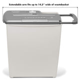AS810SD 8-Sheet Strip-Cut Paper, CD and Credit Card Shredder Basket Aurora
