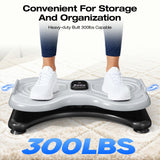 Silent Waist Twist Machine, Anti-Slip Twister Exercise Board with Stable Base, Waist Twisting Disc for Safe Ab Workout and Foot Massage at Home
