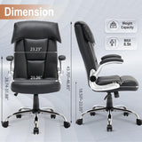 linting 350lbs Ergonomic Executive Office Chairs with Flip up Arms Padded Headrest