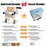 Manual Shredder, Hand Crank Raffia Shredding Machine for Crafting, Vegetables, and Paper - Durable, Easy to Use, Ideal for Home and Garden Projects