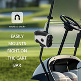 Golf Rangefinder with Slope 1200 Yards Laser Range Finder Golfing with Flag Pole Locking Vibration, 7X Magnification