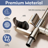 SINGSUO Pull Down Kitchen Faucet with Glass Rinser, 4 Spray Modes Kitchen Faucets with Pull Out Sprayer & Cup Washer, High Pressure Single Handle Bar Sink Faucet 1 or 3 Hole