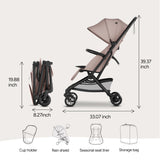 Mompush Velo Compact Travel Stroller One Second Fold