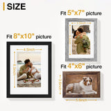 decorUhome 15 Pack Assorted Picture Frame Set for Wall & Tabletop, PF15MTA