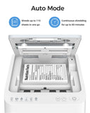 110-Sheet Micro Cut Shredder for Home Office, 6.9 Gallons Bin P-4 High Security Paper Shredder for Credit Card, Staple, Clip
