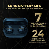 True Wireless Bluetooth Earbuds with Advanced Noise Cancelling, 3 Device Multipoint Connectivity (Midnight Blue) Technics