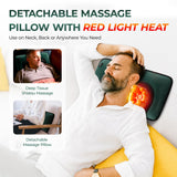 Himouta Full Body Massage Mat with Heat, Detachable Massager Pad Deep Tissue Pain Relief,10 Vibrating Motors for Relaxation at Home or Office