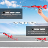 crohorizon Remote Control Airplane for Ages 14 Years and Up, 2 Channels Foam RC Planes Jet Wireless Toy,Hobby RC Aircraft Glider for Beginners Teen Adult Red