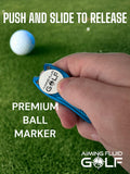 Aiming Fluid Golf Multi-Function Magnetic Golf Towel I Exclusive Wash Pocket I Magna-Anchor Technology w/Magnetic Ball Marker