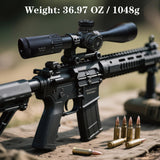Orcair FFP Scope 5-25x56mm ED Glass Rifle Scope,Zero Stop,Long Range Scope for Hunting,First Focal Plane Optics,Illuminated Reticle with 34mm Tube