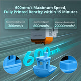 Anycubic Kobra S1 Combo Multi-CoAnycubic Kobra S1 Combo Multi-Color 3D Printerlor 3D Printer, Fast 600mm/s Printing Auto Leveling with Auto Calibration Anycubic App One-Click Printing 250 x250x250mm Build Size