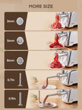 Meat Grinder Heavy Duty, 3000W MAX, 5 in1 Meat Grinder for Home with Stainless Steel Sausage Stuffer Tubes(2 Sizes), Kubbe Maker & Burger/Slider Maker, Storage Box