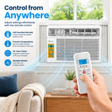 Senville 12000 BTU Window Air Conditioner, Cools Up to 550 Sq. Ft., Easy to Use, Washable Filter