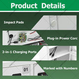 12-Slot Wall-Mounted Phone Locker Box with Key Lock - Secure Charging Cabinet for Schools, Offices & Events - Perfect Cell Phone Storage & Safety Solution