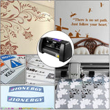 14 Inch Vinyl Cutter Machine 375mm Plotter Printer Signmaster Cutting Offline Digital LCD Display for Advertisements