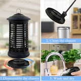 Electric Bug Zapper Indoor/Outdoor, 4200V High Powered Mosquito Zappers Killer, Waterproof Insect Fly Swatter Zapper Dickinda