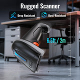 Tera Barcode Scanner with Battery Indicator: 1D Wireless, 5100 Grey