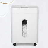 Low Noise 42dB Paper Shredder for Home, 15-Sheet Cross Cut, 30-min Runtime, CD/Credit Card Office Shredder
