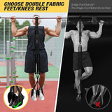Ayombo Pull Up Assistance Bands, Resistance Bands for Pull Up Bar Workout, Adjustable Heavy Duty Pull Up Assist Equipment with 4 Assistance Bands, Home Gym Strength Training, Fitness Best Partner