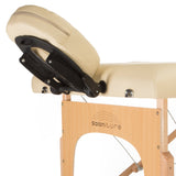 Folding Massage Table with Carrying Case - Cream Saloniture