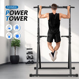 STACOO Foldable Pull Up Bar Pull Up Station,Power Tower with Triangular Structure, Multi-Functional Dip Station for Home Gym 300LB STACOO