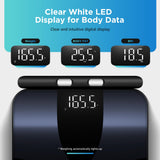 Posture Scale for Body Weight and Fat, Digital Bathroom Scale BMI Weighing Bluetooth Body Fat Scale, 8 Electrode Smart Body Fat Scale, Full Body Composition Analyzer with Voice Prompt