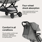 Mompush Velo Compact Travel Stroller One Second Fold