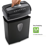 AU895XA 8-Sheet Professional Cross-Cut Paper and Credit Card Shredder Aurora