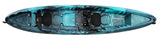 Perception - Rambler 13.5 Recreational Kayak - Sit on Top Tandem Kayak - Storage with Tie Downs - 13.6 ft - Dapper
