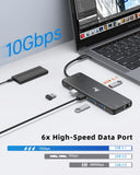 13-in-1 Docking Station Dual Monitor 4K LIONWEI USB C Hub for Laptop Mac