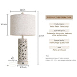 OYEARS Bedside Table Lamps Set of 2 with USB & Night Light, 22'' Farmhouse Bedroom Lamps for Nightstand, Vintage Table Lamps for Bedroom Living Room Home Offce (Bulb Included)