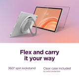Lenovo Tab Plus Gen 2 - Entertainment Tablet and Clear Case - 12.1″ 2.5K IPS Touch Display - 120Hz - MediaTek Dimensity 7400 CPU - 8GB Memory - 256GB UFS Storage - Integrated Arm Mali-G615 MC2 GPU