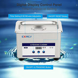 CXRCY 0.8L Ultrasonic Jewelry Cleaner Professional Cleaner Machine for Jewelry Eyeglasses Dental Instruments Rings Diamond Parts Circuit Board Watch