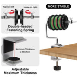 linguang Fishing Portable Table Mount Line Spooler for Fising Spinning and Baitcasting Reels Adding Line，Fishing Line Spool Holder with Calmp and Tensioner -Winder & Spooling Accessories-B
