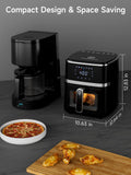 Kitchen Elite Air Fryer Oven 5.28 Qt, 7-in-1 Digital Display Compact Cooke Kitchen Elite