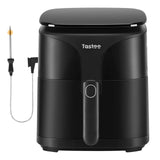 Tastee Air Fryer Lite, 8-in-1 Compact 5.5QT Oven with Single-Sensor Smart Probe, 450°F Digital Dehydrator, 24 One-Touch Presets