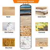 YORWHIN Hanging Punching Bag for Adults, 4FT PU Heavy Bag Boxing Training Equipment with 12OZ Gloves, Reflex Ball, Wristband (Unfilled)