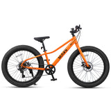 Glerc Mars 24 Inch Fat Tire Kids Mountain Bike for Boys 9-15 Years Old