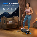 MERACH Balance Board for Adults, Rocking Stepper with Resistance Bands, Portable Wobble Board Featuring LCD Monitor, 300 lbs Capacity Ski Balance Trainer