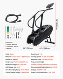 VEVOR Stair Stepper Machine, LED Screen Continuous Climbing Machines, Max Load 330 Lbs Stepping Climber for Home, 15 Speed Levels 28-168 Steps/Minute Stepmill Exercise for Cardio Lower Body