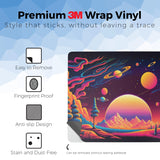 Phone Skin Compatible with Microsoft Surface Laptop 13.8" 8th Edition (2026) - Surreal Starscape - Premium 3M Vinyl Protective Wrap Decal Cover - Easy to Apply | Crafted in the USA by MightySkins