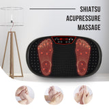 EILISON FitMaxx 3D XL Vibration Plate Exercise Machine - Whole Body Workout Vibration Platform w/Loop Bands - Lymphatic Drainage Machine for Weight Loss, Shaping, Recovery (Fitpro Black)