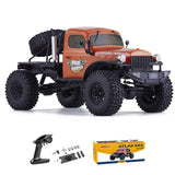 FCXㅤ RocHobby Atlas S 1/10 RC Crawler, 2.4Ghz RC Rock Truck Off Road, RC Car Indoor&Outdoor 2 in 1, RC Rock Crawler 4x4 Hobby Grade for Adults Need to Complete with Battery (Orange)