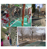 Kids Cargo Climbing Net - 1x9m Outdoor Safety Netting for Playgrounds, Swing Sets, Rock Structures - Durable 6mm Rope Ladder for Safe Climbing & Play